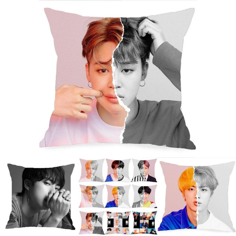 Bangtan Boys BTS Face Yourself Kissenbezug Pink Pfirsichhaut-Material - Bild 3