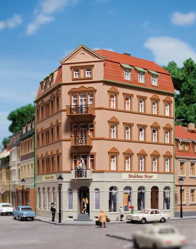 Auhagen Eckhaus Markt 1 Modell für Spur H0 - Bild 1