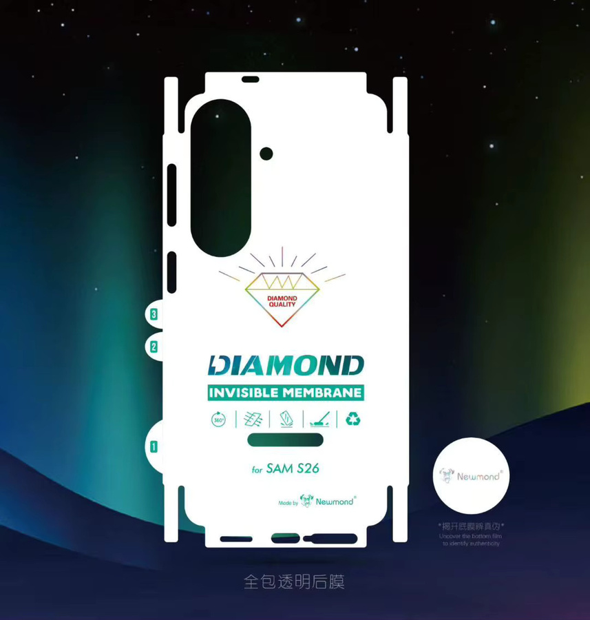 2er Set Hydrogel-Displayschutz für Samsung Galaxy S26 Ultra, S25 Ultra und S24 Ultra, transparente Vollabdeckung inklusive Seitenkanten und Rückseite - Bild 2