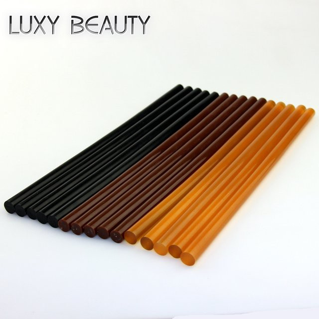 Hot Melt Kleber Sticks für Haar Extensions, 5er Paket, 300x11mm - Bild 1