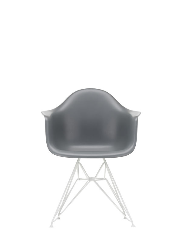 Vitra DAR Eames Plastic Armchair aus Kunststoff in Weiß, Schwarz oder Grau matt - Bild 2