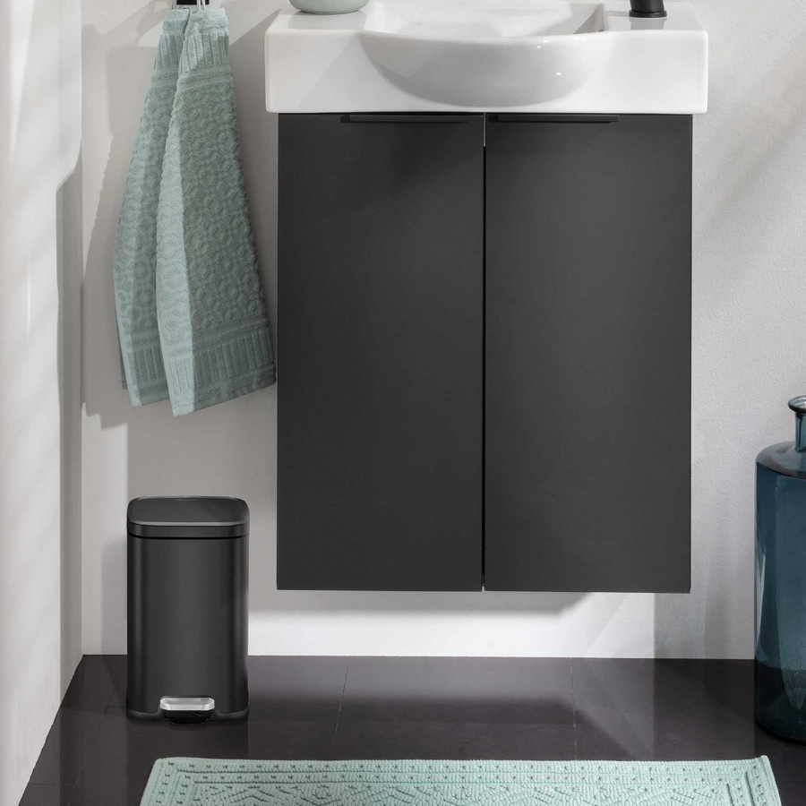 Fackelmann Tretmülleimer London, schwarz, 4l, mit Soft-Close und herausnehmbarem Inneneimer - Bild 2