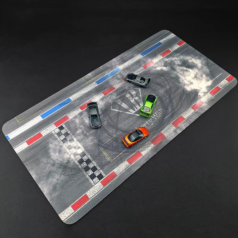 ART CROWN MODEL Straße Szene Parkplatz Racing Track, Zubehör, Maßstab 1:64 - Bild 3