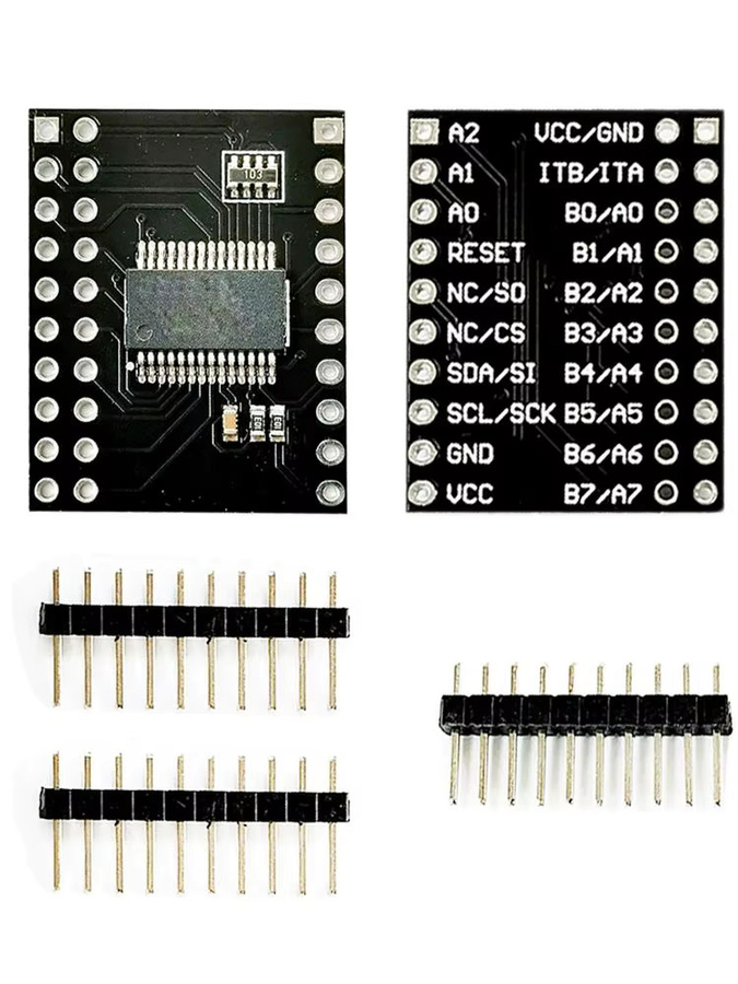 MCP23017 16-Bit I/O Expander I2C zu GPIO Konverter Modul in Schwarz für Arduino - Bild 3