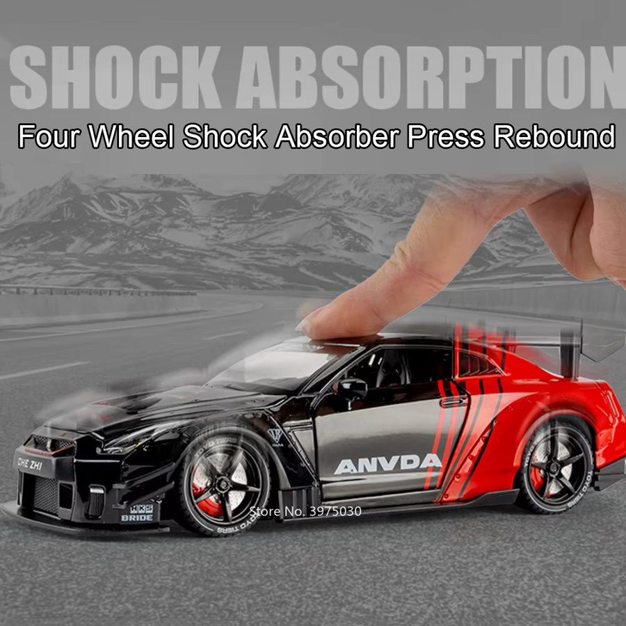 caipo GTR-Autos, Miniatur-Sportwagen, Maßstab 1:24, mit Licht und Sound - Bild 2