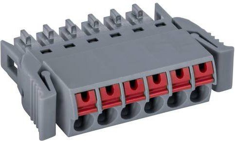 PTR Hartmann Leiterplattensteckverbinder Grau, Polzahl 9, Rastermaß 3.5mm, 54541096401D - Bild 1