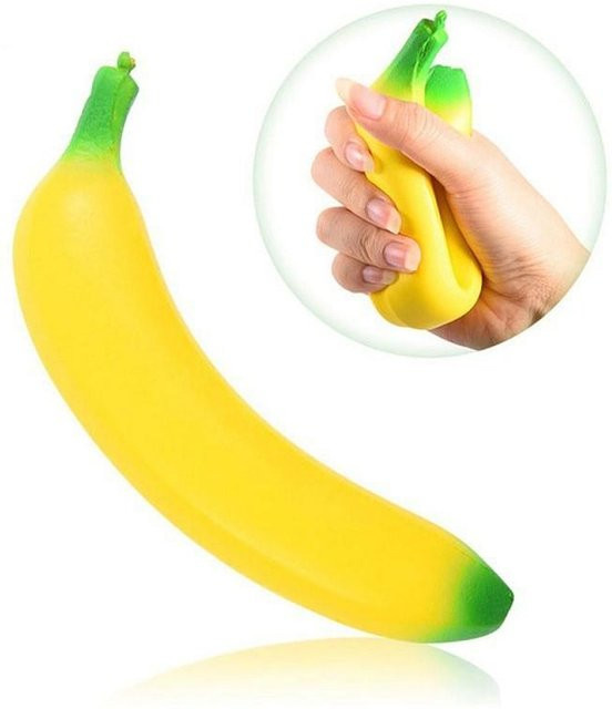 Banane Wassermelone Pfirsich Zitrone Squishy, Anti-Stress Fidget Spielzeug - Bild 1