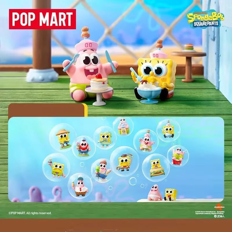 POP MART Spongebob Beste Freunde Serie, Blind Box, Spielzeugfigur - Bild 2