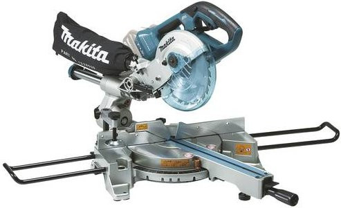 Makita Akku-Kapp- und Gehrungssäge DLS714NZ Solo 18 V mit 190 mm Sägedurchmesser - Bild 1