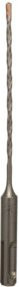 Bosch SDS plus-5 Hammerbohrer mit Carbide-Spitze in Silber, Durchmesser: 3,5 mm, Länge: 100 mm, Gesamtlänge: 160 mm - Bild 1