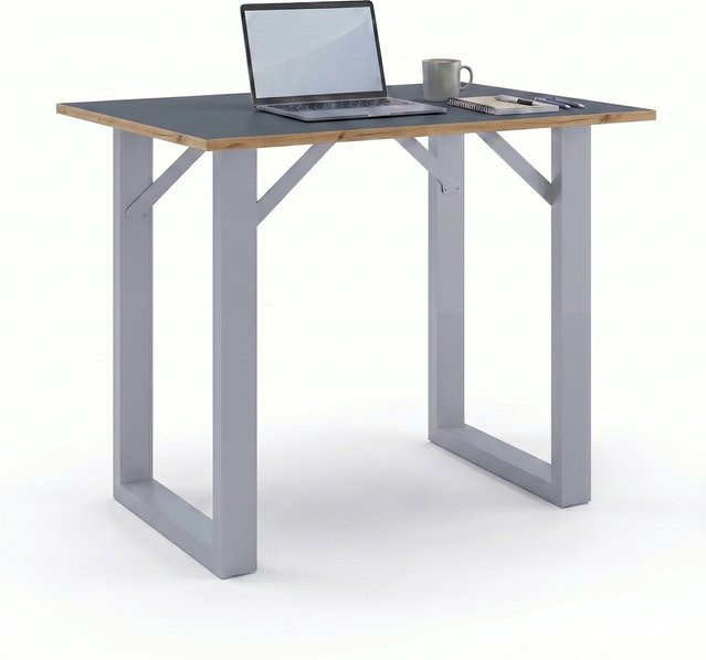 VCM Salia Bartisch und Stehtisch in Grau, B/T/H: 110 x 50 x 102 cm - Bild 1