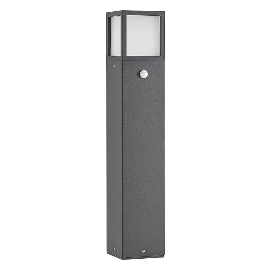 Lucande LED Außenleuchte Dewari 9616287 mit Bewegungsmelder, Modernes Design aus Aluminium in Dunkelgrau, IP54, H: 12,0 cm, B: 12,0 cm, T: 12,0 cm - Bild 2
