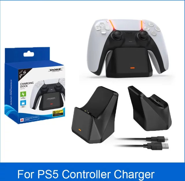 Sony Ladestation für PS5 Controller in Schwarz mit USB-Anschluss - Bild 1