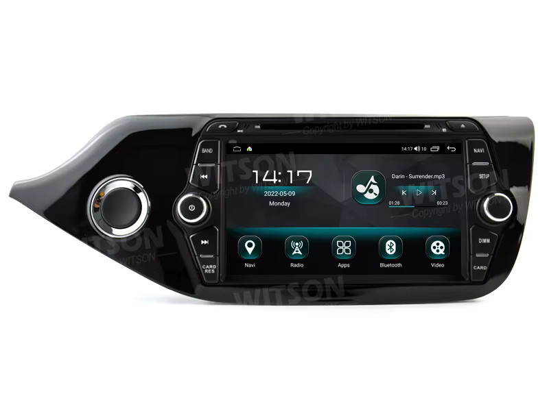WITSON Android 14 Autoradio für Kia Ceed 2 JD 2012–2018 mit Carplay, Wifi und GPS in Schwarz - Bild 2