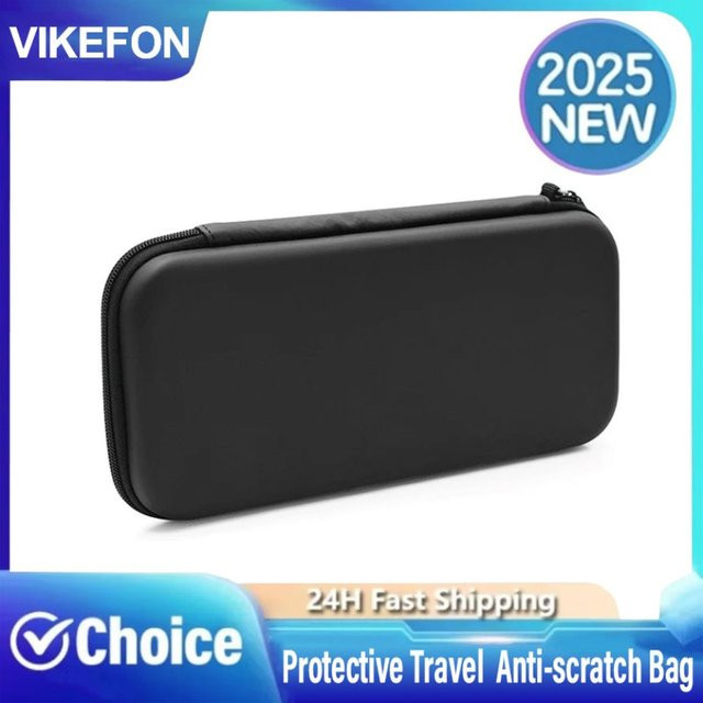 Nintendo Switch 2 Hartschalen-Tragetasche in Schwarz, kratzfeste und schützende Reisetasche mit Organizer-Funktion - Bild 1