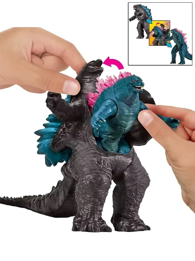 Playmates Godzilla Evolution Modell VS King Kong New Empire 2024 Actionfigur ab 4 Jahren - Bild 7