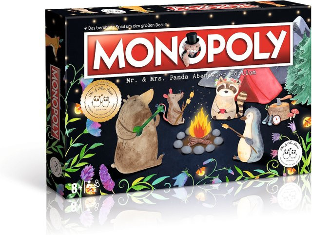 Winning Moves Monopoly Panda Brettspiel ab 8 Jahren - Bild 1