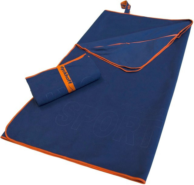 Dyckhoff Sporttuch aus Mikrofaser in Nachtblau, B/B: 80 x 180 cm - Bild 1