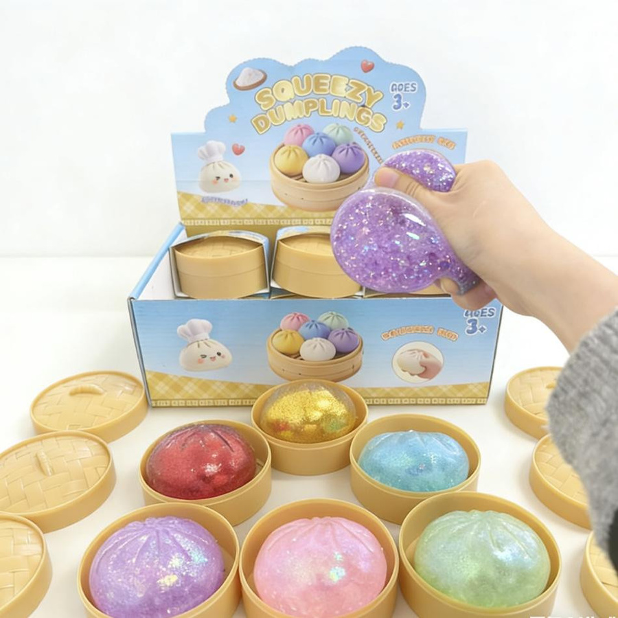 Yiran toy 1 Dumpling Squishies Stressbälle - Bild 2