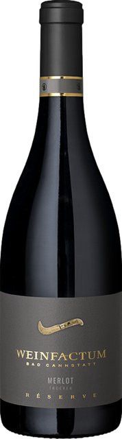 Weinfactum Merlot Rotwein, Württemberg, 2022, trocken, 0,75 l - Bild 1