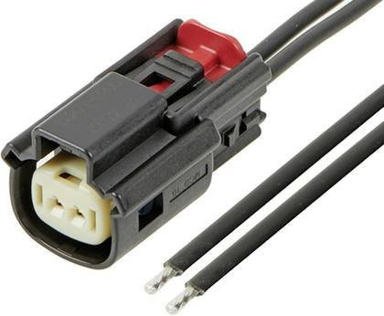 Molex Buchsengehäuse-Kabel in Schwarz mit 2 Polen - Bild 1