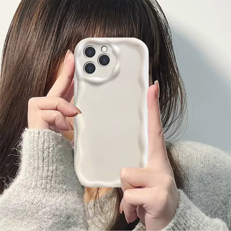 Realme Handyhülle für Realme Note 70T, Realme Note 70 und Realme Narzo 80 Lite 4G, Transparentes TPU Wave Soft Case Cover - Bild 3
