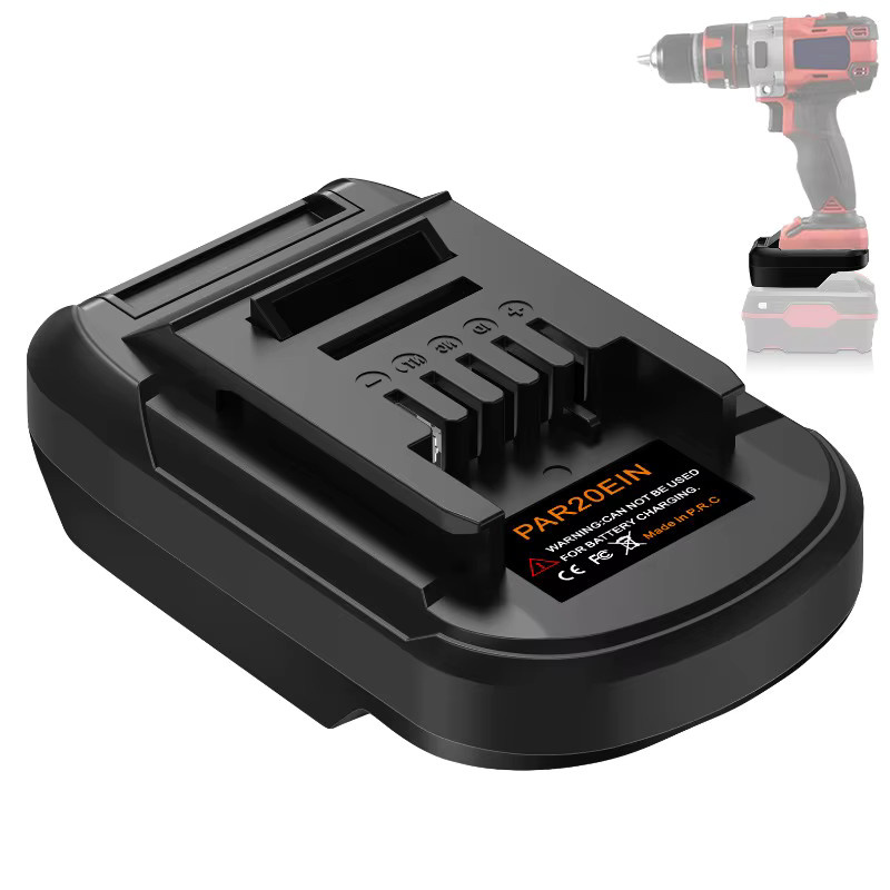 HAKSINKY PAR20EIN Akkuadapter in Schwarz zur Umwandlung von Parkside 20V Li-Ionen-Akkus für 18V Li-Ionen-Elektrowerkzeuge - Bild 5