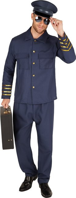 tectake Herrenkostüm Pilot - Bild 1