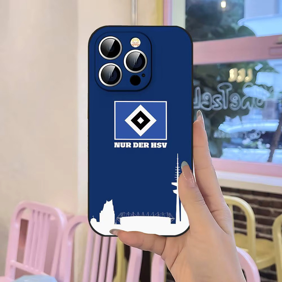 I-Hamburger-R SV Handyhülle aus weichem TPU für iPhone 11 bis iPhone 17 Pro Max Plus in Blau - Bild 6