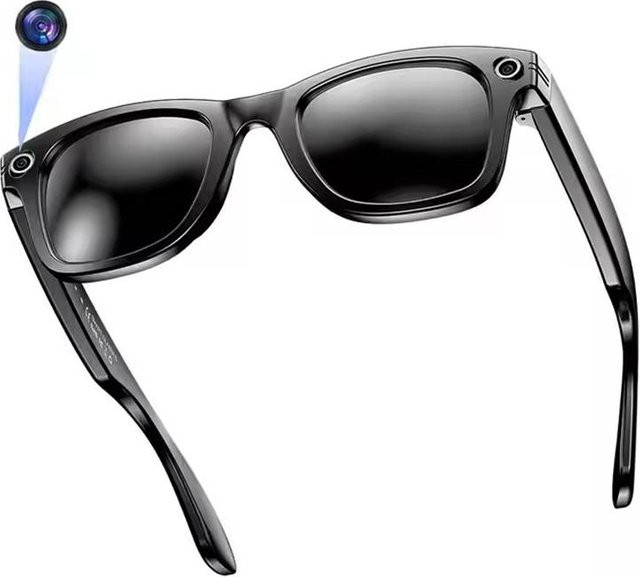 ESTG W610 Smartbrille mit 8 MP Kamera, Wi-Fi, Bluetooth und KI-Übersetzung in Schwarz - Bild 1