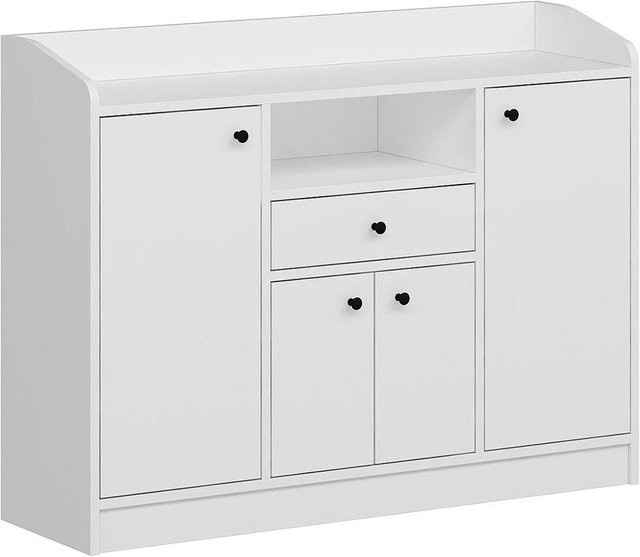 Buffetschrank Mizota in Weiß mit zeitlosem Design, Breite: 120 cm - Bild 1