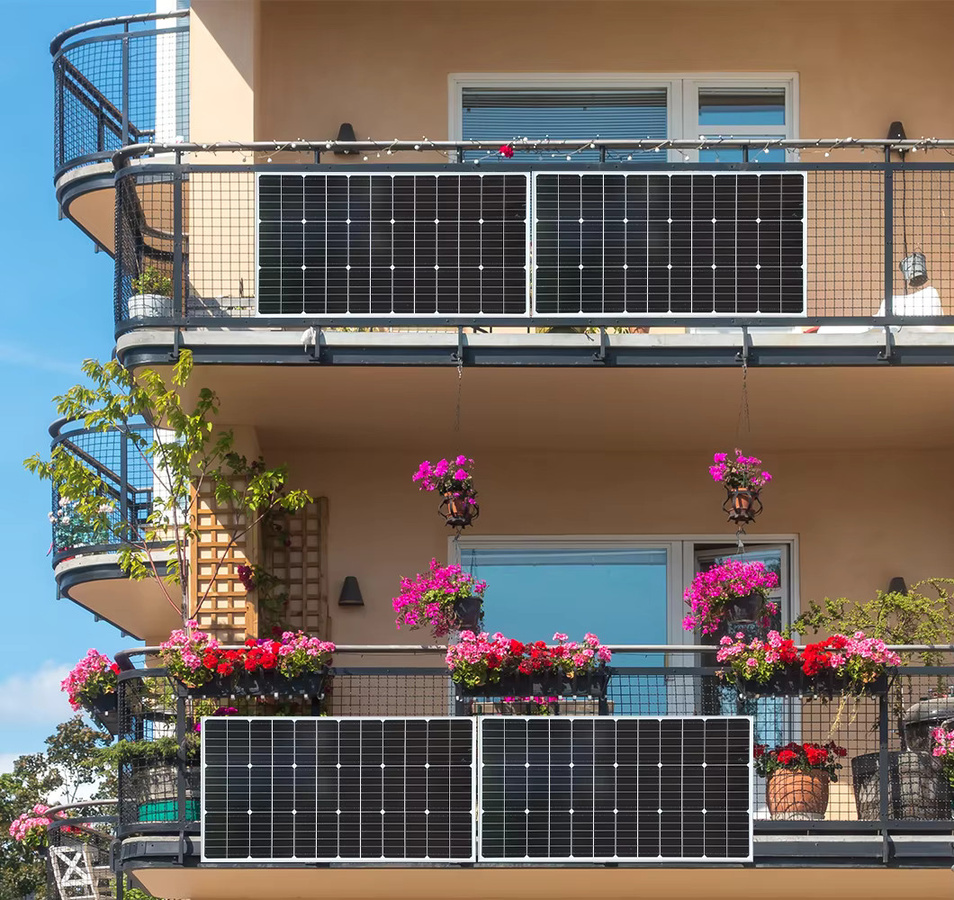 BOGUANG 150W Solarpanel Leichtgewicht-Modul in Schwarz mit 19,8V für 12V Batterieladung, Camping und Heimbeleuchtung - Bild 4