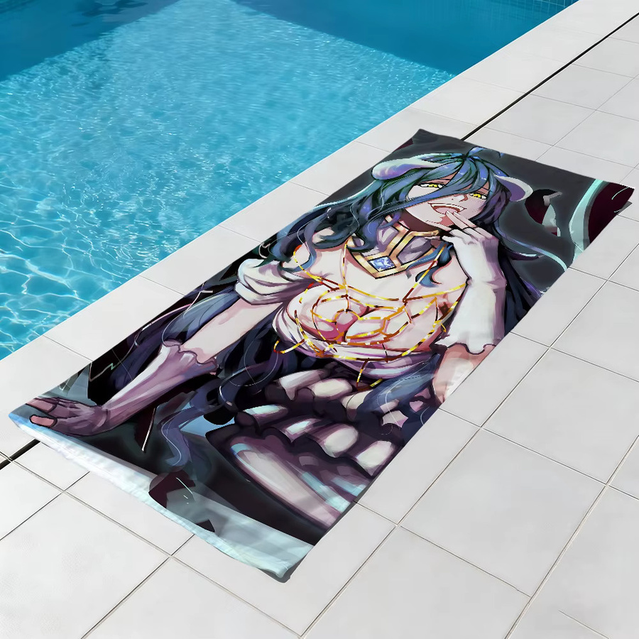Albedo Novel O-Over-lord-d Anime Handtuch, schnell trocknendes Strandtuch in Multicolour - Bild 5