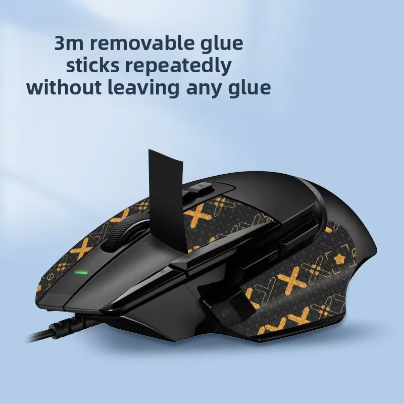 Logitech G102 Anti-Rutsch-Aufkleber als schweißabsorbierendes und wasserdichtes Griffpolster für Gaming und Büro - Bild 2