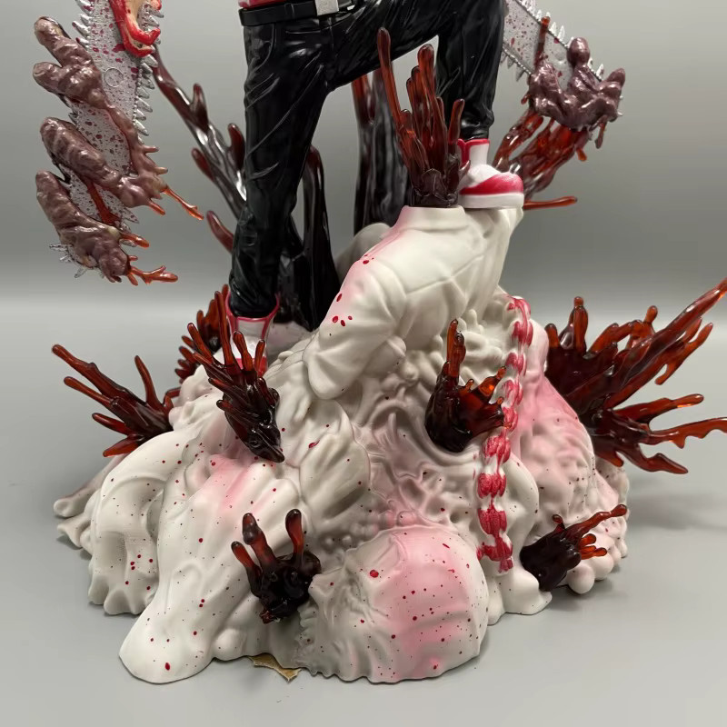 Crunchyroll Chainsaw Man Denji Actionfigur Statue, Desktop-Ornament - Bild 4