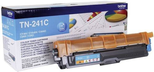 Original Brother Toner TN-241C Cyan für Laserdrucker mit 1400 Seiten Kapazität - Bild 1