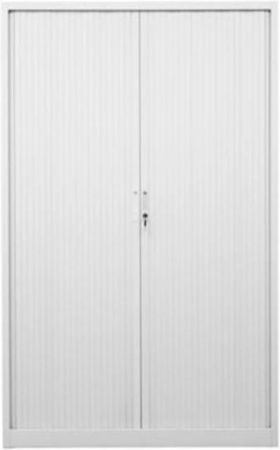 PROREGAL Rollladenschrank Weasel in Weiß mit 5 Ordernhöhen, H x B x T: 195 x 120 x 46 cm - Bild 1