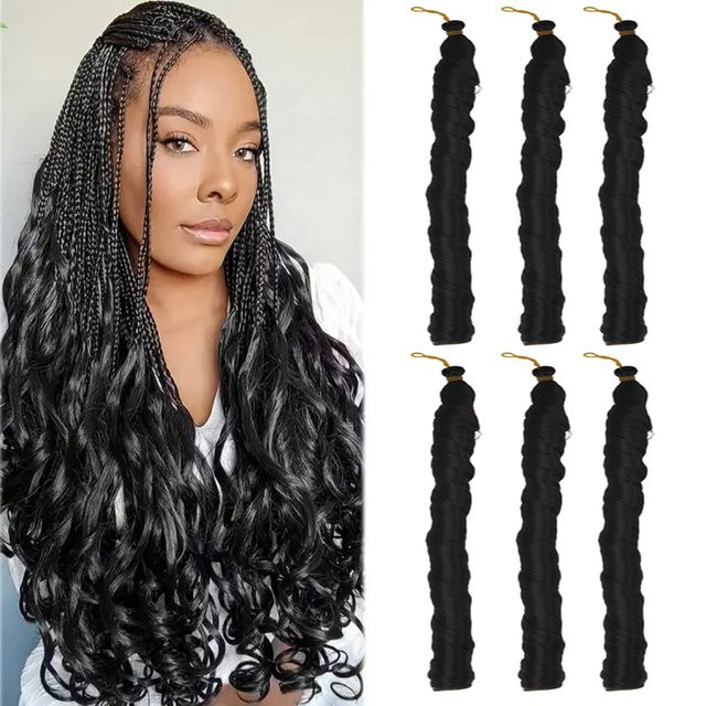 LYMTICS Haarverlängerungen Spirallocken, synthetisch, 6 Stück, Damen - Bild 1