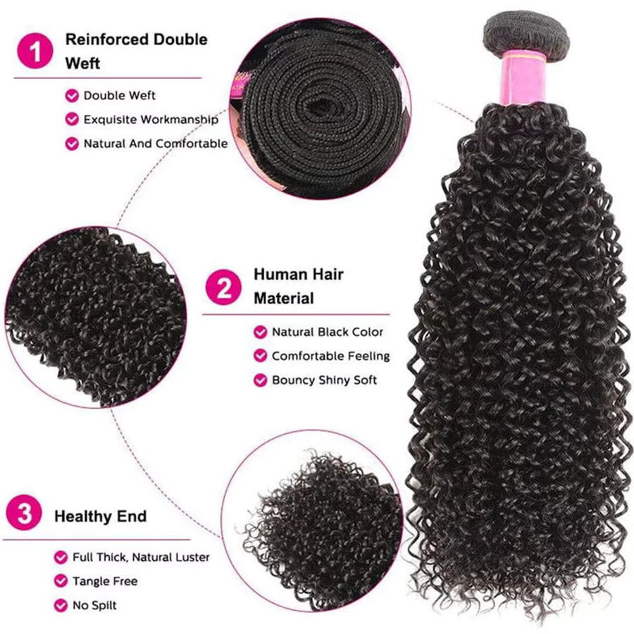 Debut Jerry Curly Haar Extensions, Lockig, Damen - Bild 3