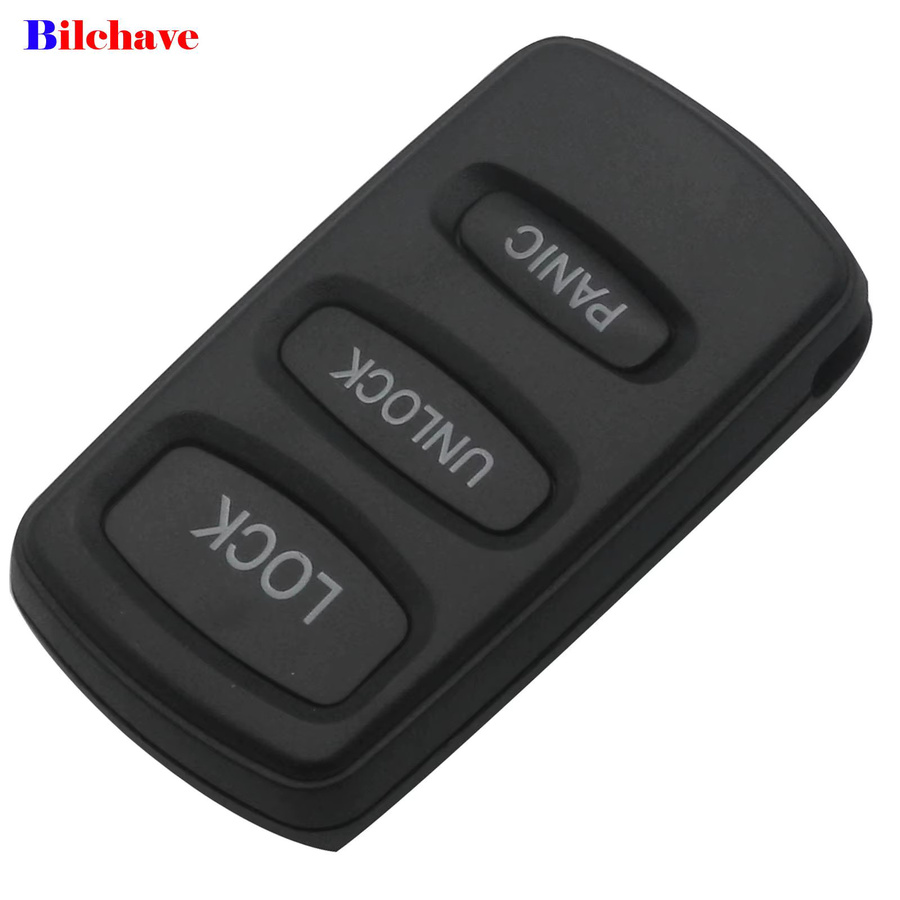 Jingyuqin Fernbedienung Auto Schlüssel Shell Fob Abdeckung für Mitsubishi Lancer Outlander Pajero V73 Galant Montero Sport in Schwarz - Bild 2
