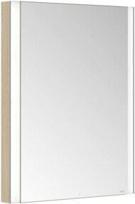 Keuco Spiegelschrank Somaris 1-türig mit LED-Beleuchtung und Steckdose, Weiß, B/H/T: 60 x 71 x 11,5 cm - Bild 1