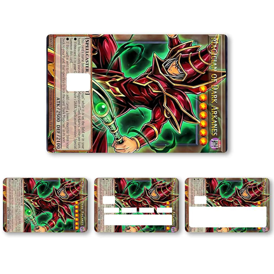 YuGiOh PVC HD Matte Film Skin Aufkleber für Bankkarten und Kreditkarten, wasserfester Dekoraufkleber in Multicolour - Bild 6