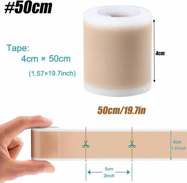 Xqqmxx Silikon-Narbenpflaster, beige, Unisex - Bild 1