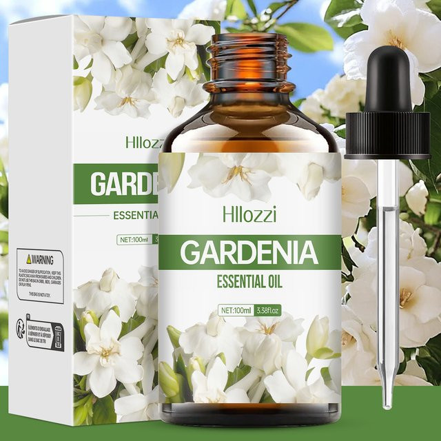 Hllozzi Gardenia Ätherisches Öl für Hautpflege, Haare und Duftdiffusor - Bild 1