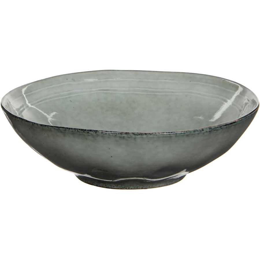 Mica Decorations Tabo Schüssel Grau, Höhe: 9 cm, Durchmesser: 30,5 cm - Bild 2