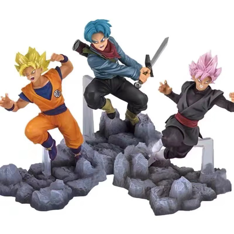 Bandai Dragon Ball Super Soul Super Saiyajin Goku Trunks, Anime Modell Figur, Schwarz - Bild 4