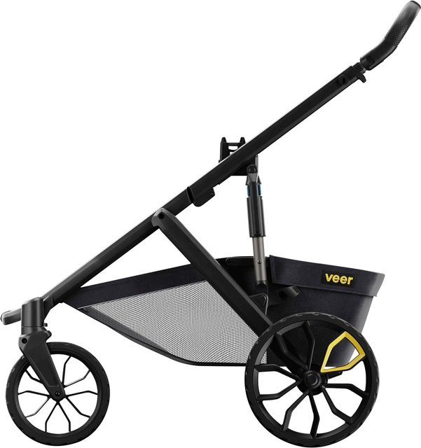 Veer Kinderwagengestell &Roll in Grau mit Schwenkrädern und Federung - Bild 1