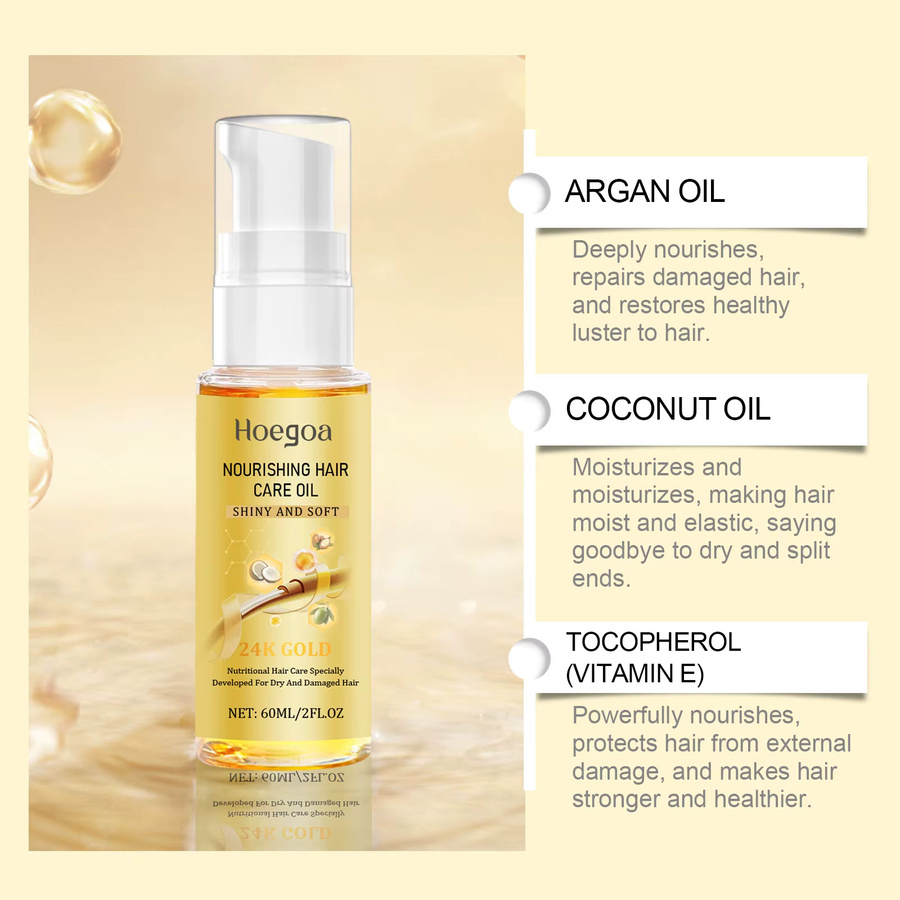 HOEGOA Haarpflegeöl, 60 ml, Unisex - Bild 2