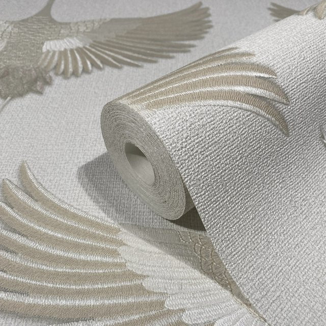 Marburg Vliestapete Grafisch Modern Natur Weiß-Beige FSC-zertifiziert - Bild 1