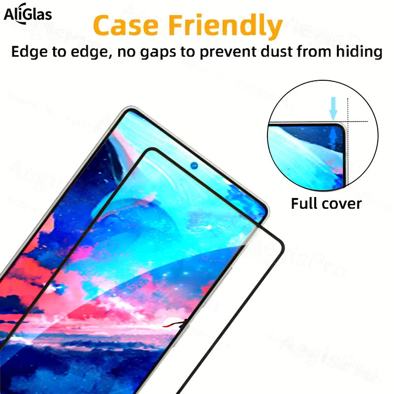 3er-Set Panzerglas in Schwarz und Transparent für Motorola Edge 70, Edge 60, 50, 40 Ultra, 40 Neo und 30 Neo - Bild 2